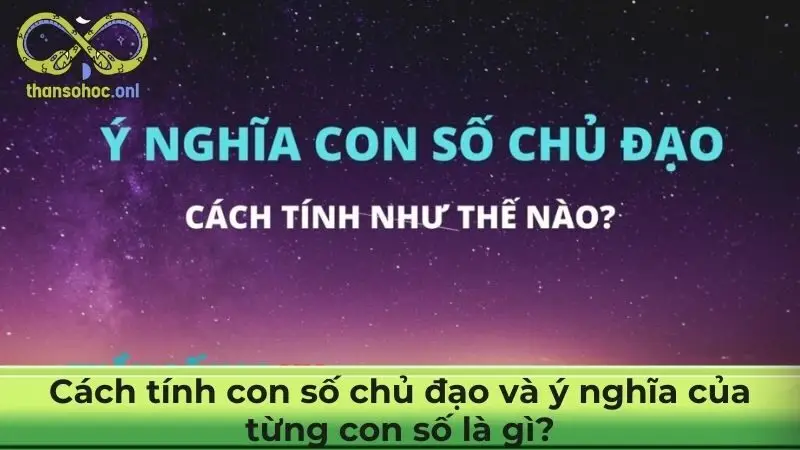 Cách tính con số chủ đạo và ý nghĩa của từng con số là gì?