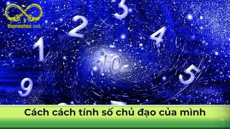 Cách cách tính số chủ đạo của mình