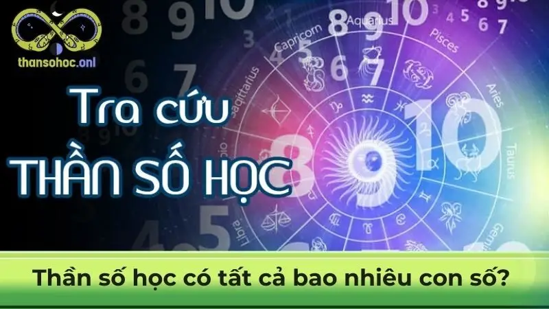 Thần số học có tất cả bao nhiêu con số?