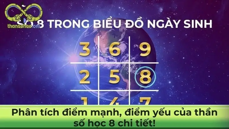 Phân tích điểm mạnh, điểm yếu của thần số học 8 chi tiết!