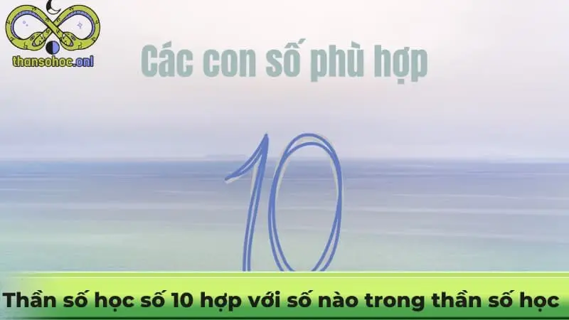 Các thần số học số 10 hợp với số nào trong thần số học số 10 để phát triển sự nghiệp