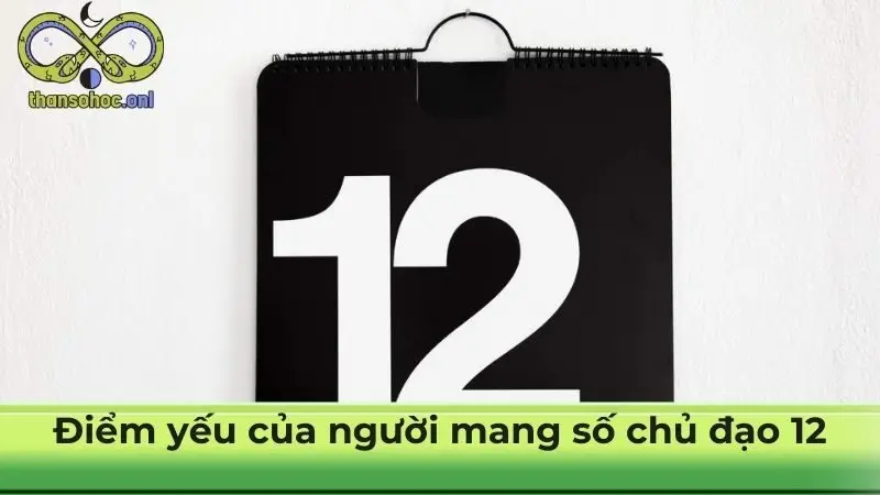 Điểm yếu của người mang thần số học số 12