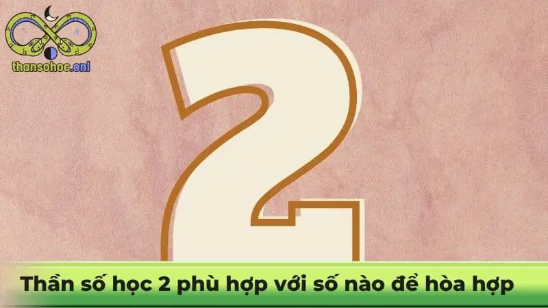 Thần số học 2 phù hợp với số nào để hòa hợp