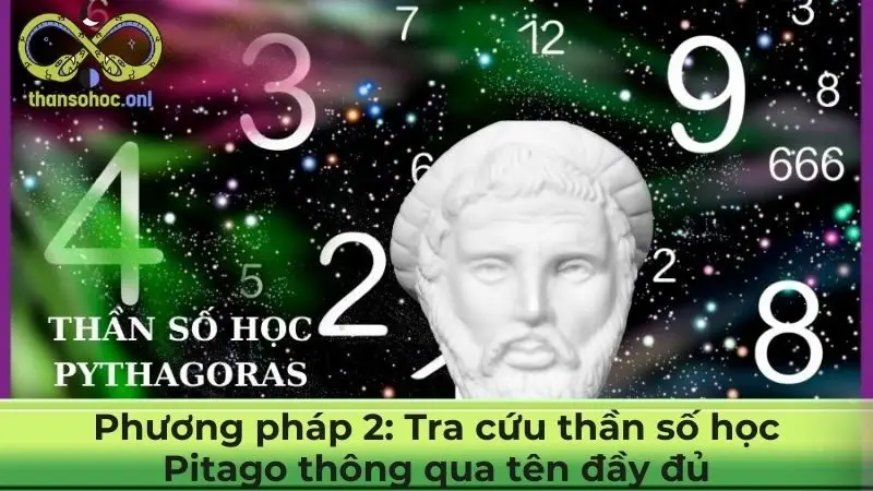 Phương pháp 2: Tra cứu thần số học Pitago thông qua tên đầy đủ